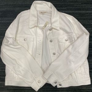 NEW Madewell The Boxy-Crop Jean Jacket XL